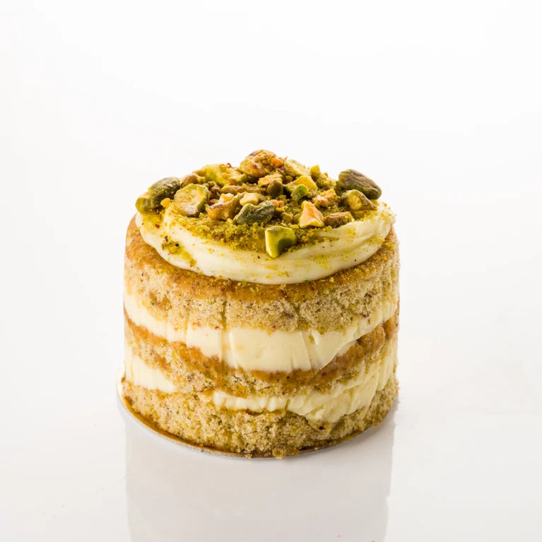 Massa de Pistache com Pistache e Limão Siciliano