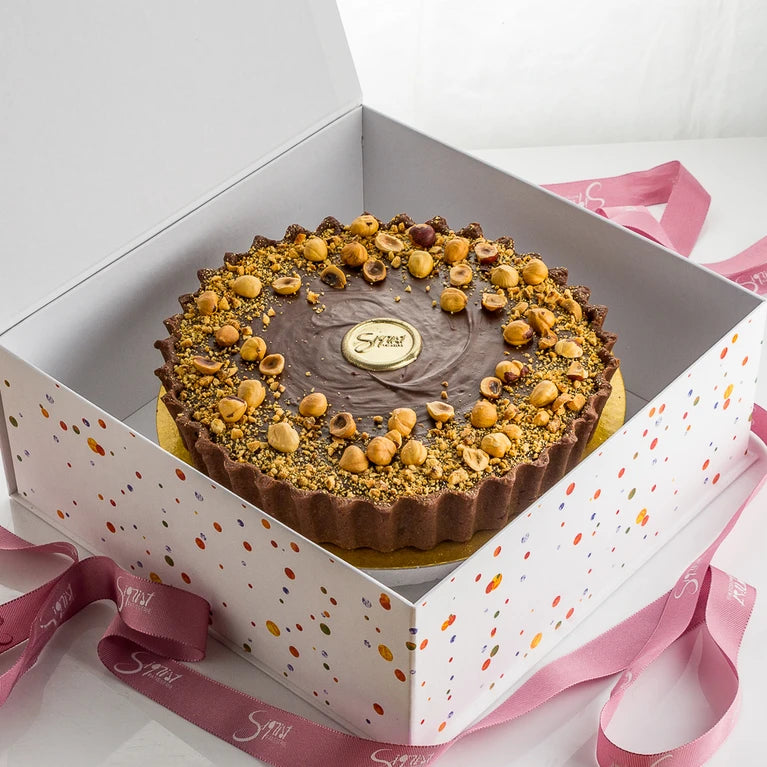 Torta Crocante de Ovomaltine com Nutella