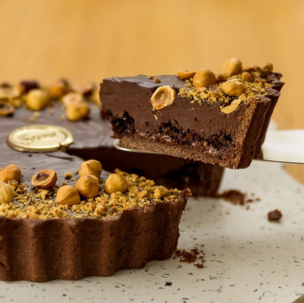 Torta Crocante de Ovomaltine com Nutella