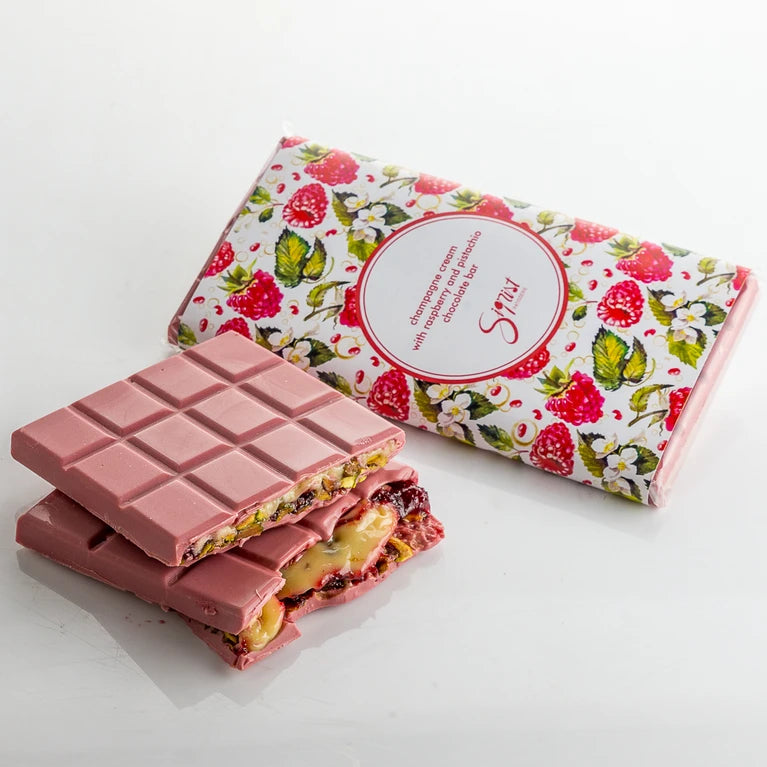 Barra de Champagne e Framboesa