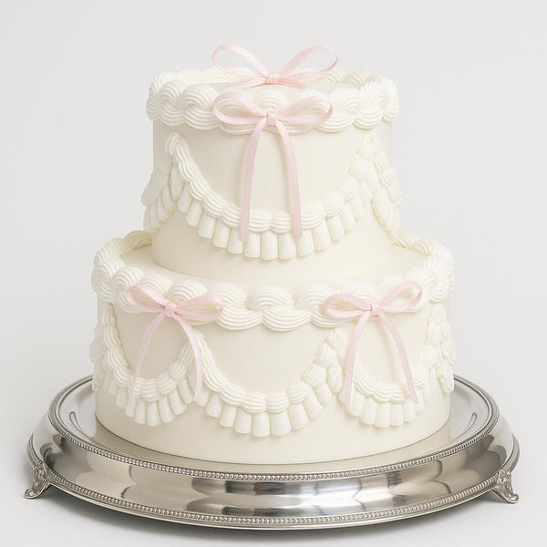 Bolo Vintage com Fitas